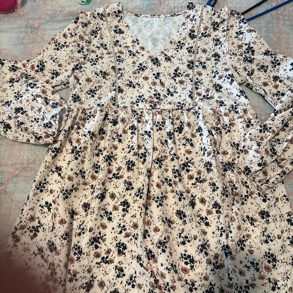 Bohemian style mini dress